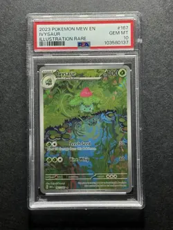 Pokemon Ivysaur 167/165 Sv: Scarlet & Violet 151 English Holo PSA 10 Gem Mint 💎 - Image 1