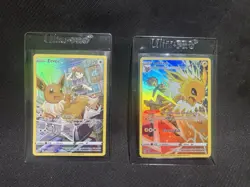 Pokemon TCG Eevee TG 11 and Jolteon TG 04 Trainer Gallery Brilliant Stars. - Image 1