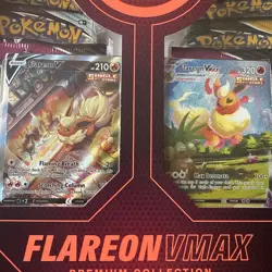 🔥 Pokemon TCG Flareon VMAX Premium Collection Factory Sealed Evolving Skies - Image 5