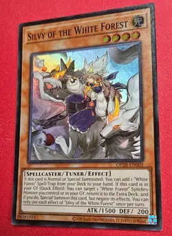 1x Yu-Gi-Oh! Silvy Of The White Forest - OP28-EN005 - Super Rare - NM - Image 1