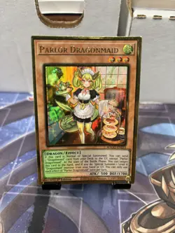 Yu-Gi-Oh! Parlor Dragonmaid 1st Ed. MAGO-EN023 Gold Rare NM/LP x1 - Image 1