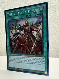 YuGiOh! Triple Tactics Thrust RA03-EN072 Super Rare 1st Edition English NM - Image 3
