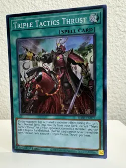 YuGiOh! Triple Tactics Thrust RA03-EN072 Super Rare 1st Edition English NM - Image 4