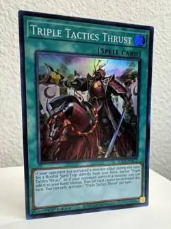 YuGiOh! Triple Tactics Thrust RA03-EN072 Super Rare 1st Edition English NM - Image 5
