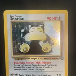 1999 Pokemon SNORLAX Holo 11/64 Jungle Set rare WOTC Card Vintage NM PSA BGS CGC - Image 2