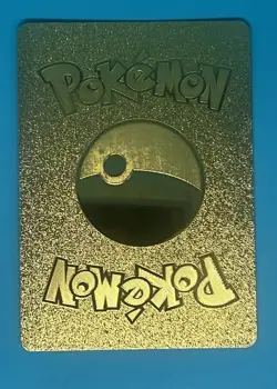 Pokemon Gold Foil Fan Art Card Pikachu Mega Sableye Tag Cosplay - Image 2