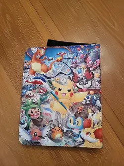 Pikachu Pokemon Trading Card Binder - Holder Case Album Sheets - Image 2