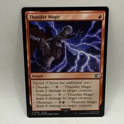 MTG - Thunder Magic - Final Fantasy NM Magic The Gathering Card - Image 1