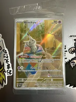 Mimikyu Pokemon Center Exclusive 075 SEALED SV Scarlet & Violet Promo - Image 1