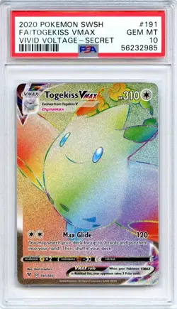 Togekiss VMAX FA Secret Rare Vivid Voltage 191/185 Pokemon Card PSA 10 💎 - Image 1