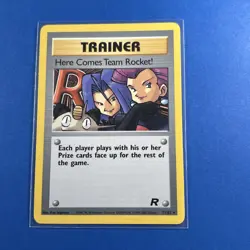2000 Pokemon Team Rocket Here Comes Team Rocket! 71 /82 NM Card - Image 1
