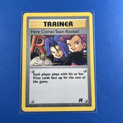 2000 Pokemon Team Rocket Here Comes Team Rocket! 71 /82 NM Card - Image 1