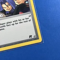 2000 Pokemon Team Rocket Here Comes Team Rocket! 71 /82 NM Card - Image 4