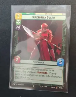 Praetorian Guard 085/264 Star Wars Unlimited TCG Card LOF Near Mint NM - Image 1