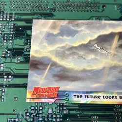 The Future Looks Bright 41 Topps Pokemon Mew Mewtwo Strikes Back Card Black Logo - Image 3