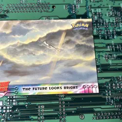 The Future Looks Bright 41 Topps Pokemon Mew Mewtwo Strikes Back Card Black Logo - Image 4