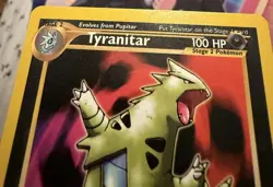 Tyranitar Neo Discovery Non Holo Rare 31/75 Card LP VTG Pokemon *More Auctions* - Image 5