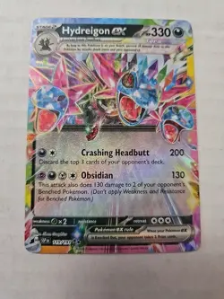 Pokemon TCG Hydreigon EX Double Rare Card #119/191 Surging Sparks - Image 1