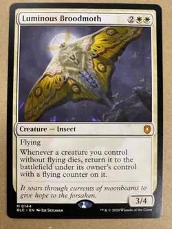 MTG 1x Luminous Broodmoth # 144 Commander: Bloomburrow Magic the Gathering x1 NM - Image 1