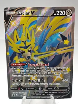 Zacian V (Shiny) SWSH292 SWSH: Sword & Shield Promo Cards Holo - Image 1