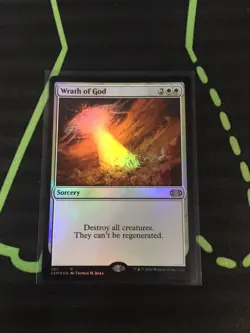MTG Magic The Gathering Wrath Of God Foil Promo White Sorcery Commander - Image 1
