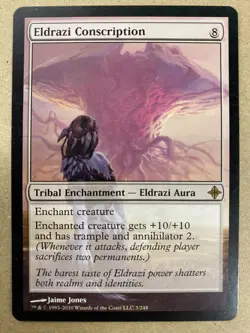 MTG 1x Eldrazi Conscription # 3 Rise of the Eldrazi Magic the Gathering x1 NM - Image 1