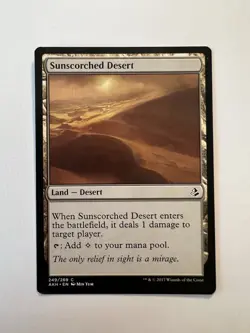 Sunscorched Desert - MTG Amonkhet - NM - Image 1