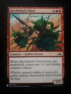 MTG Beetleback Chief [Mystery Booster, Near Mint] A196 - Image 1