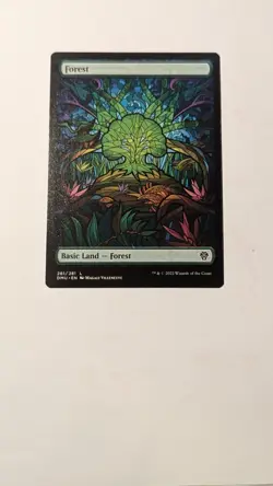 Magic MTG - Forest - Showcase Full Art Land (281) DMU Dominaria United *LP* - Image 1