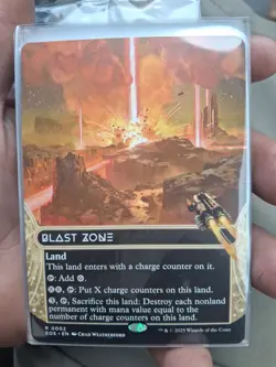 Blast Zone Borderless Rare MTG N.M - Image 1