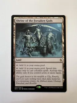 Shrine of the Forsaken Gods - MTG Battle for Zendikar - NM - Image 1
