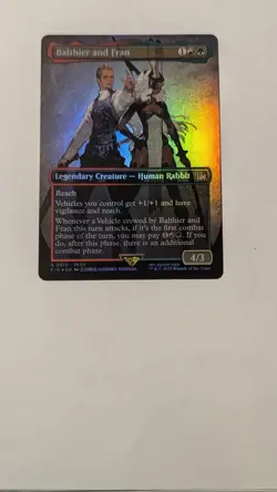 Balthier and Fran (Borderless) FOIL - FINAL FANTASY (FIN) 0319 MTG - Image 1