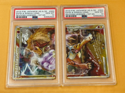 2010 Pokemon Japanese HGSS Entei Raikou Legends Top Bottom 063 064 PSA 10 - Image 1