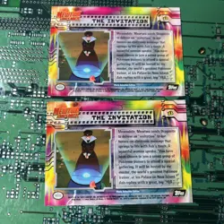 The Invitation 13 Topps Pokemon Mewtwo Strikes Back Black Logo Dragonite 2 - Image 4