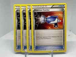 4x Pokemon Catcher - 83/101 - Pokemon Plasma Blast Black & White Card LP - Image 1