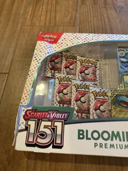 Pokemon TCG: 151 - Blooming Waters Premium Collection Sealed Box (Damaged) - Image 3