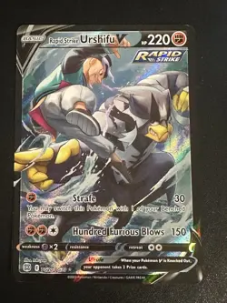 Rapid Strike Urshifu V TG20/TG30 Pokemon Brilliant Stars Trainer Gallery Holo NM - Image 1