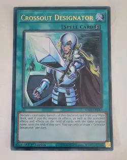YuGiOh! Crossout Designator RA02-EN063 Super Rare 1st Edition - Image 1
