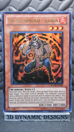 | Yugioh The Six Samurai - Kamon RYMP-EN089 Ultra Rare Ra Yellow Pack LP 🔥 | - Image 1