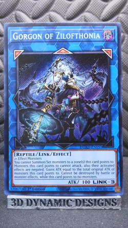 | Yugioh Gorgon of Zilofthonia DUAD-EN050 1st Edition Secret Rare NM 🔥 | - Image 1