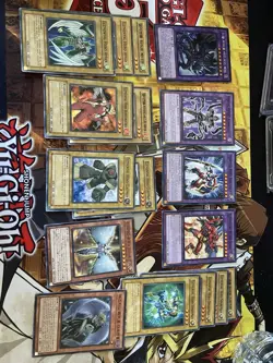 JADEN JUDAI YUKI ELEMENTAL HERO TEMPEST FLAME WINGMAN ELECTRUM YUGIOH GX DECK - Image 1