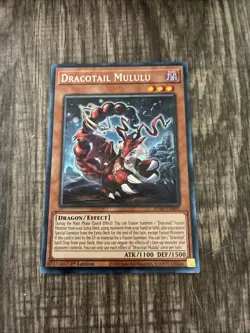 Yugioh Dracotail Mululu (CR) Collector's Rare JUSH-EN005 1st Edition Near Mint - Image 1
