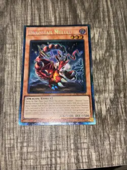 Yugioh Dracotail Mululu (CR) Collector's Rare JUSH-EN005 1st Edition Near Mint - Image 2
