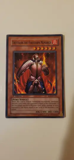 Yugioh - Thestalos The Firestorm Monarch - RDS-EN021 - ULTIMATE RARE 1st Ed - Image 1