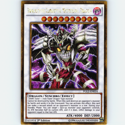 Yugioh Dragocytos Corrupted Nethersoul Dragon PGL2-EN014 Gold Secret Rare - NM💎 - Image 1