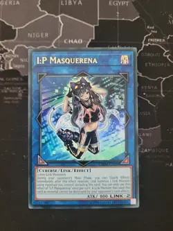 I:P Masquerena CHIM-EN049 Ultra Rare Yugioh card - Image 1