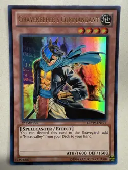 Yugioh Gravekeeper's Commandant LCYW-EN191 Ultra Rare Yu-Gi-Oh! - Image 1