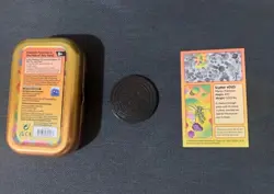 Pokemon TCG 151 Scyther Mini Tin With Art Card and Coin - Image 2