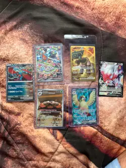 pokemon card lot free gift with purchase Illustration rare hyper rare full art - Image 1