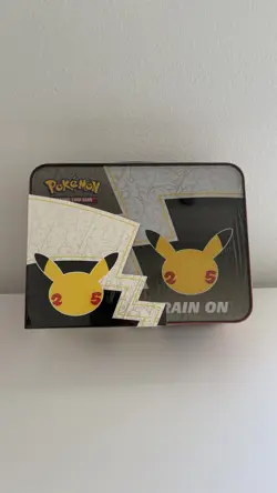 Pokemon Celebrations 25th Anniversary Collector's Chest Lunch Box Tin - Image 2